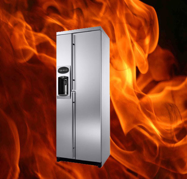 علت داغ شدن یخچال و یا دیواره های یخچال ساید بای ساید